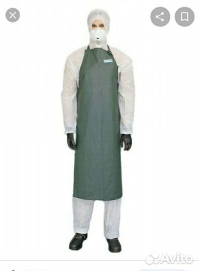 Фартук рабочий,защитный,прорезиненный