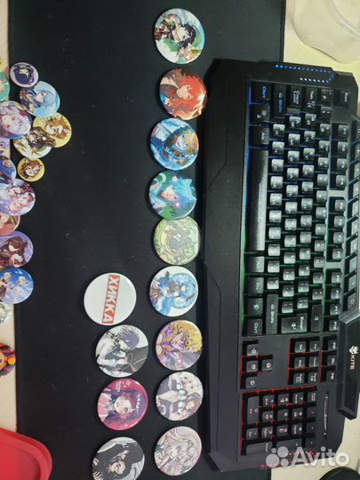 Значки с аниме anime genshin impact Данганронпа