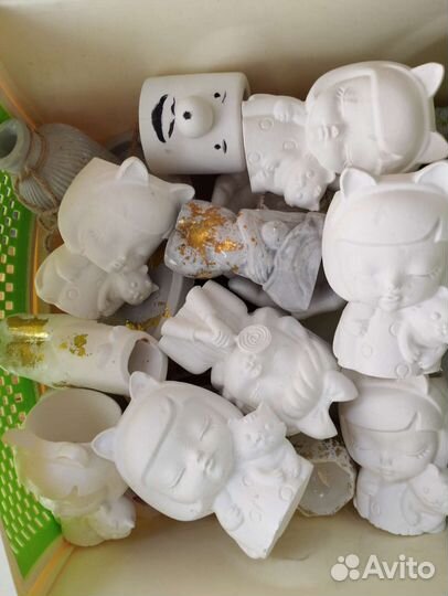 Гипсовое кашпо. Органайзер. Подставка