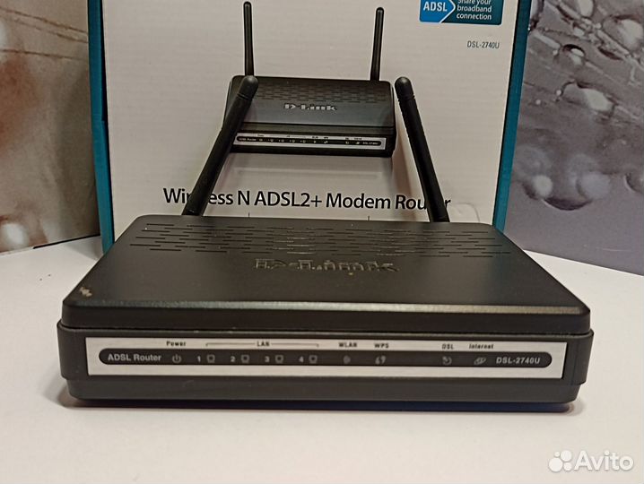 Wi-Fi роутер D-Link DSL-2740U