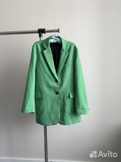 Пиджак жакет зеленый