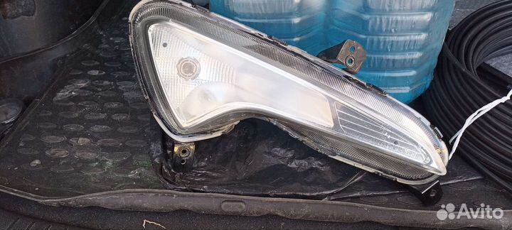 Противотуманная фара на хендай солярис