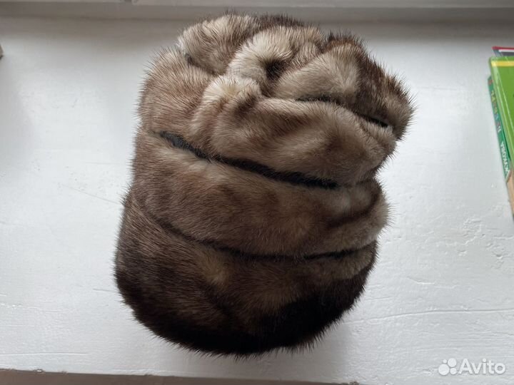 Шапка норковая женская 54 размер