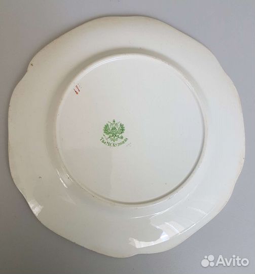 Старинная тарелка Кузнецов М. С
