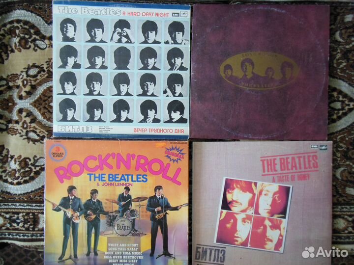 The Beatles 9 шт, McCartney 2 шт, Lеnnоn, Наrrisоn