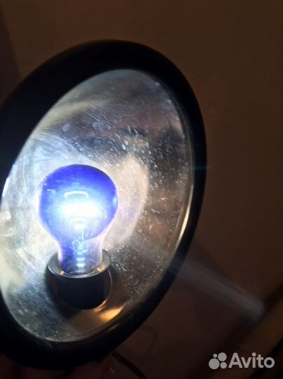 Синяя лампа для прогревания