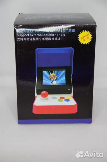 Портативная игровая приставка retro arcade system