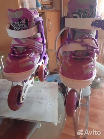Ролики для девочек 32 33 размер