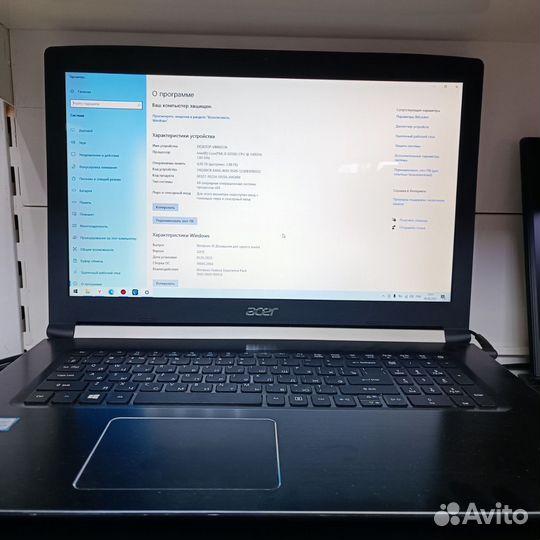 Ноутбук acer A517-51/core I5(8250) /озу 4G/HDD 500