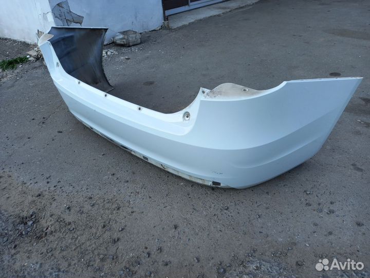 Задний бампер LADA vesta белый оригинал