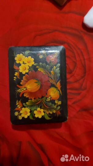 Шкатулка деревянная СССР