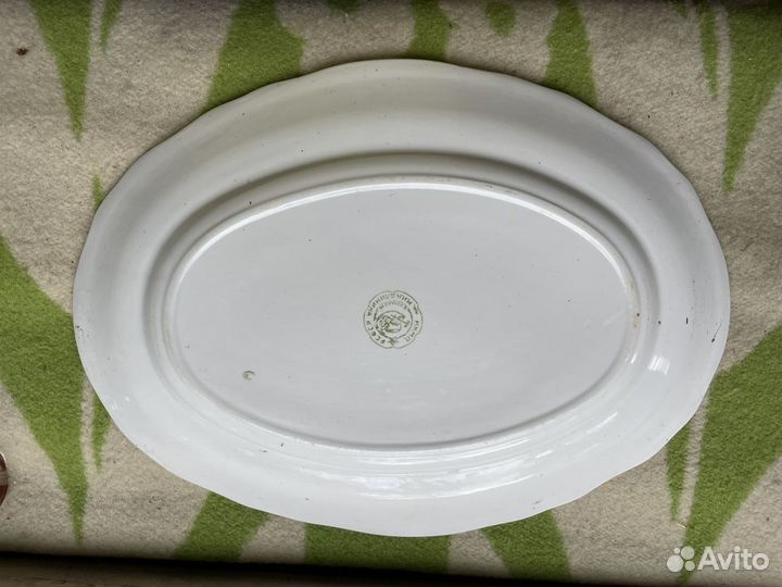 Большое овальное блюдо раннее Конаково