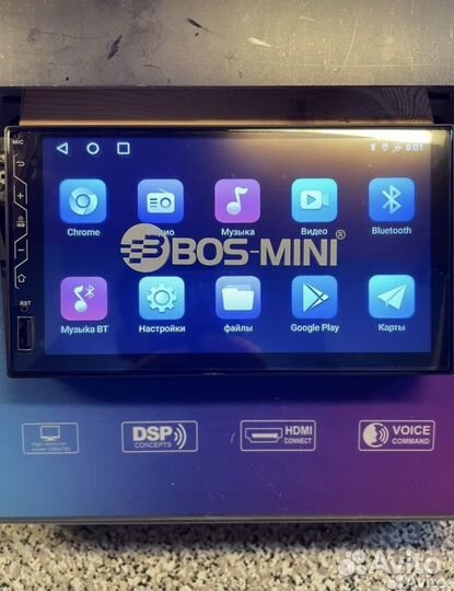 Магнитола 2 din android 7 дюймов bos mini