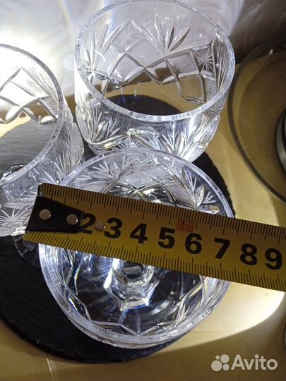Хрустальные фужеры бокалы СССР