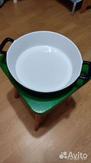 Форма для запекания круглая керамическая