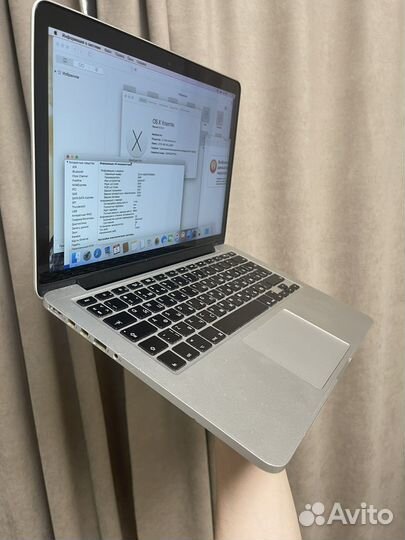 Macbook pro retina 2015 ростест 30циклов