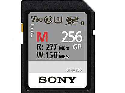Карта памяти Sony sdxc 256GB 277R/150W