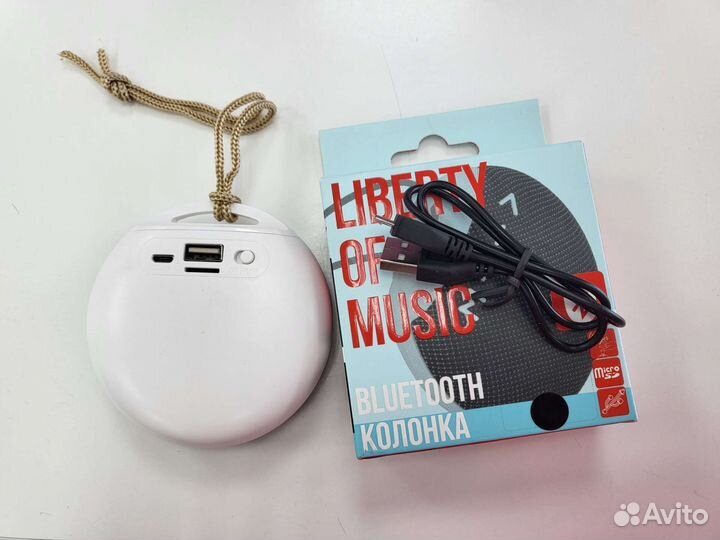 Мини блютуз колонка, новая. В упаковке