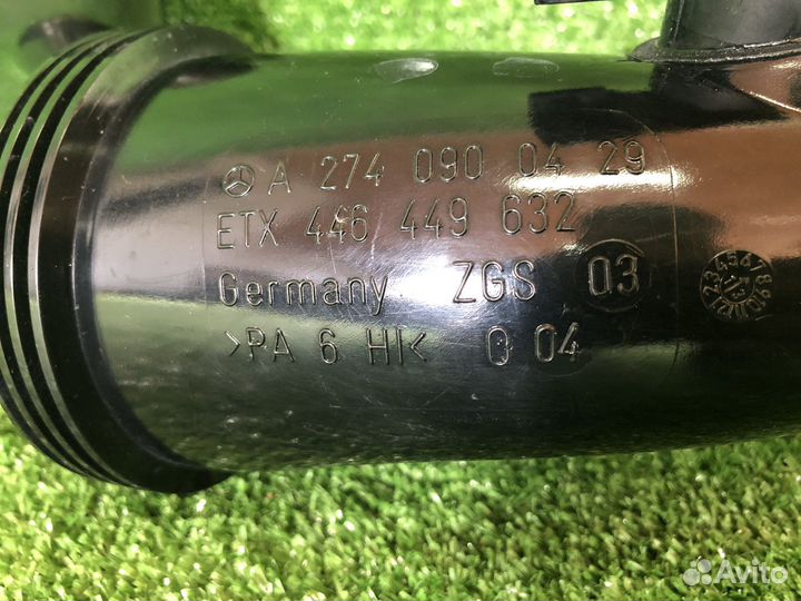 Патрубок воздушного фильтра Mercedes A2740900429