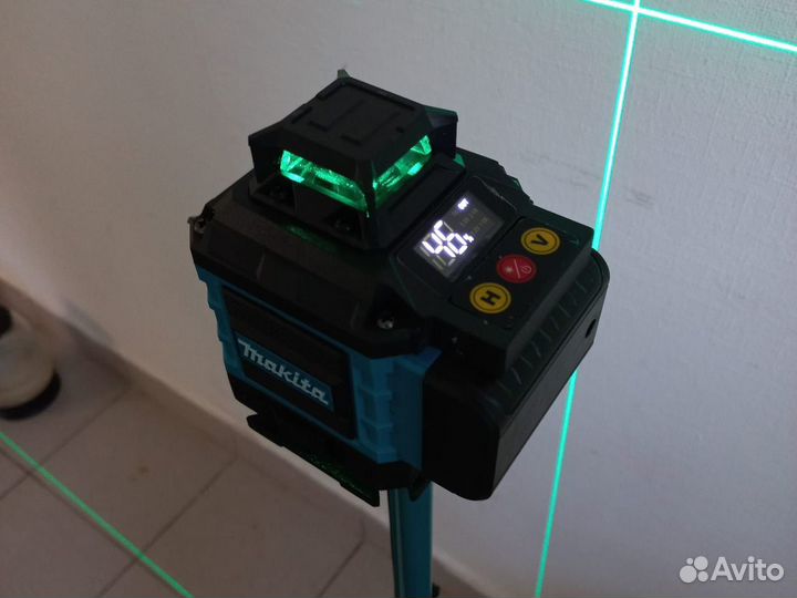 Лазерный уровень makita 4D нивелир 16 линий