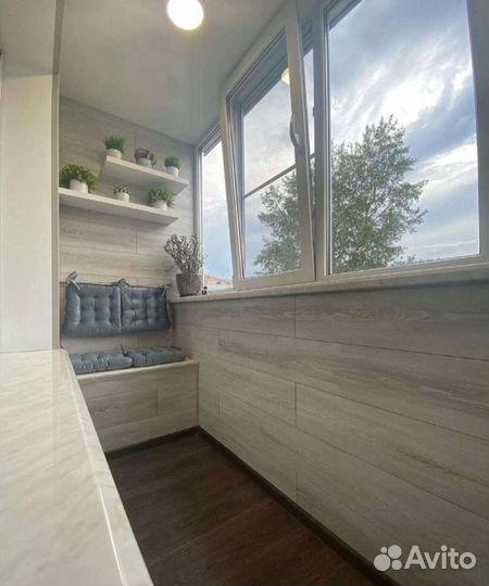 Отделка балконов