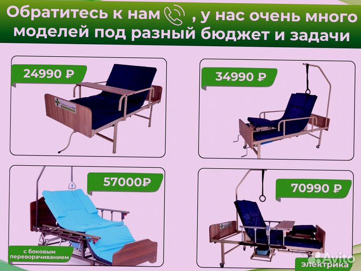 Кровать для лежачих больных