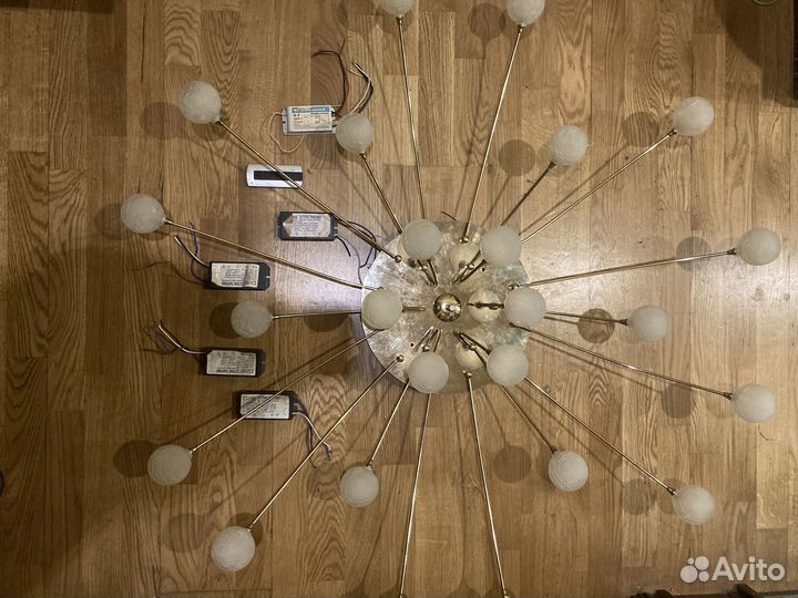 Люстра потолочная б/у