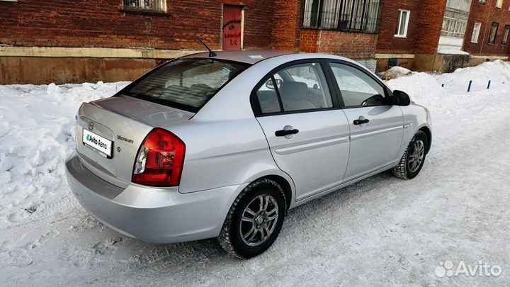 Hyundai Verna 1.4 AT, 2007, 225 000 км