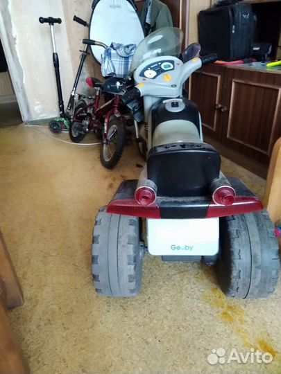 Мотоцикл детский электрический
