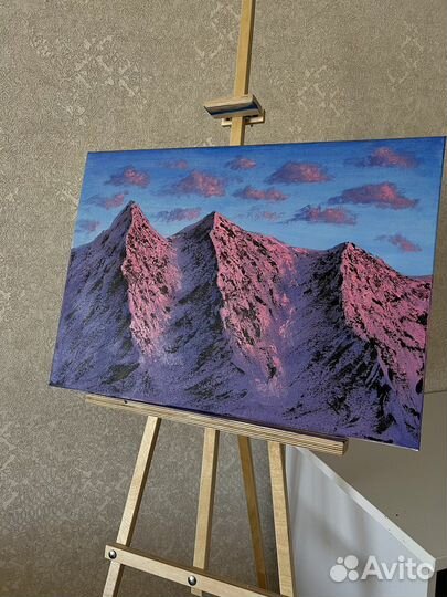 Картина акрилом на холсте 50х60