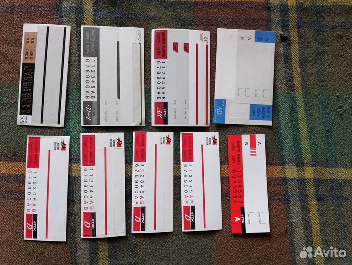 Стикеры для аудиокассет