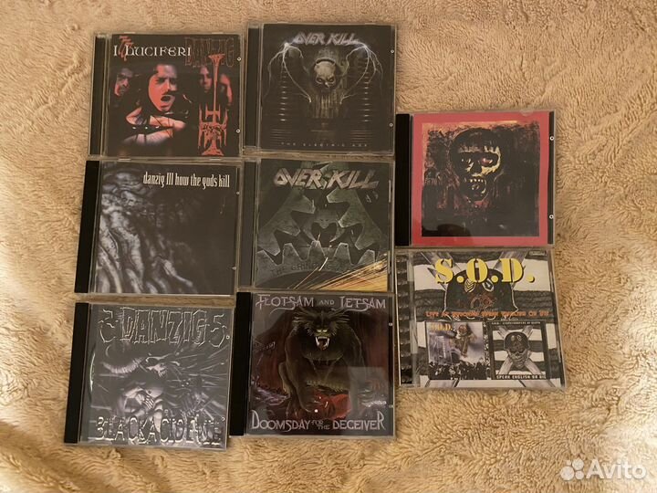 Rock thrash metal CD -24 шт