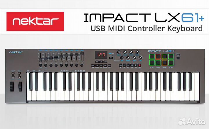 Midi-клавиатура Nektar Impact LX61+