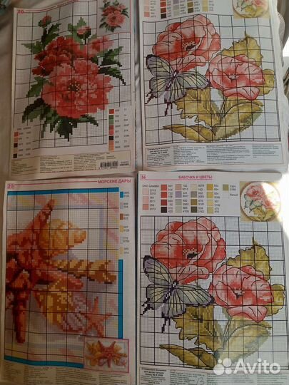 Журналы схемы с вышивкой