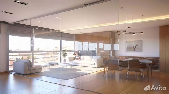 Перегородки стеклянные для офиса