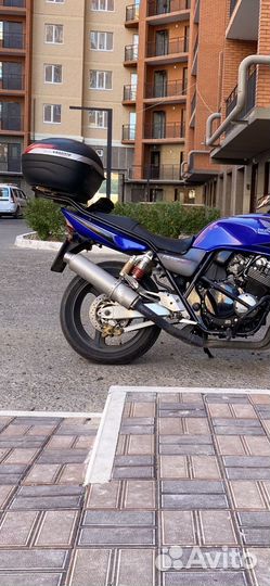 Багажник+большой кофр honda cb400 vtek