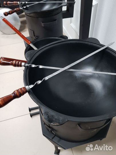 Казан узбекский с пекой