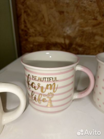 Кружки 6 шт, объем 350 мл