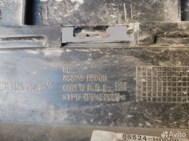 Накладка птф правая Kia Rio 4