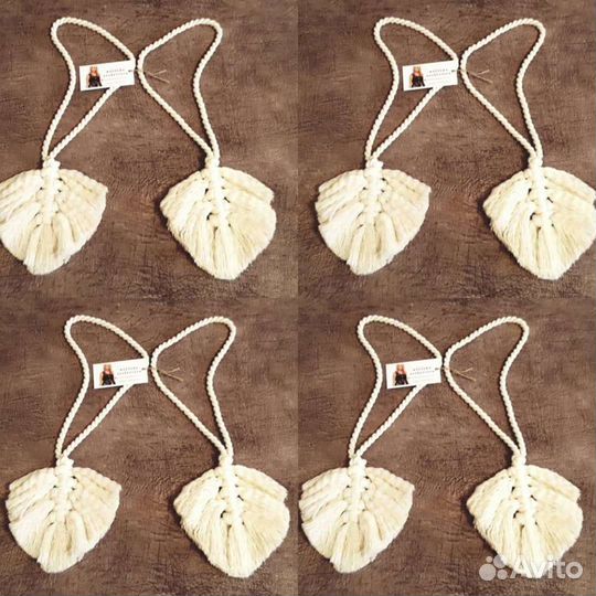 Подхваты для штор ручной работы