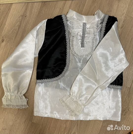 Рубашка карнавальная 122 р зорро