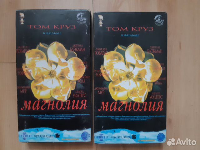 6 видеокассет VHS-Магнолия(Т.Круз) TV-записи разн