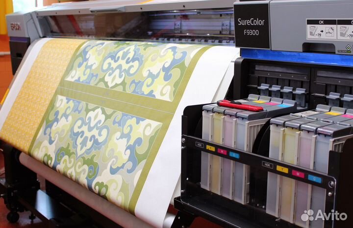 Печать на ткани рулонами