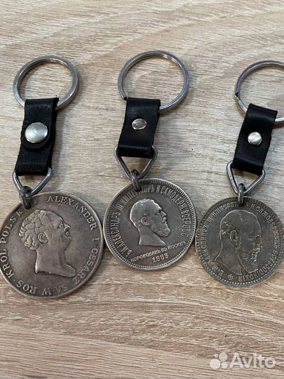 Монета брелок на ключи
