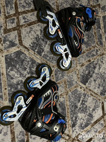 Роликовые коньки детские с защитой