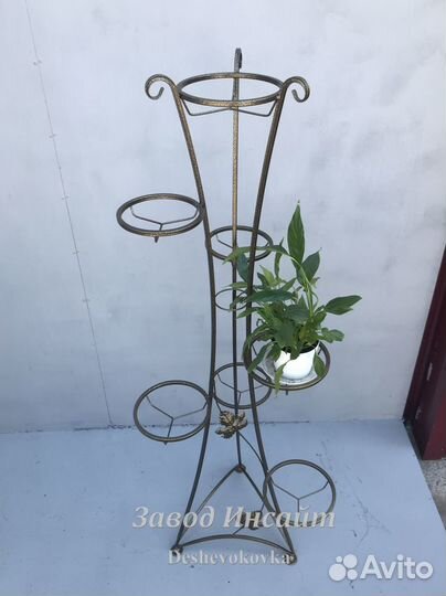 Подставка для цветов пц 7 Башня (7 плошек)