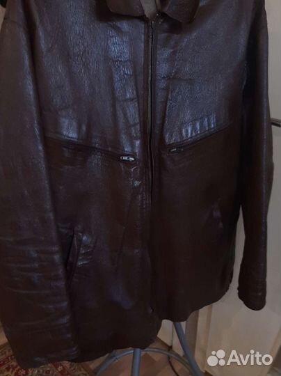 Куртка летная кожаная 
