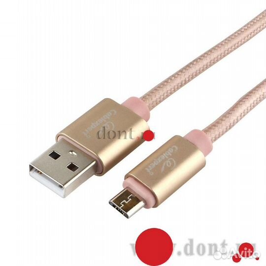 Cablexpert CC-U-mUSB02Gd-1.8M Micro USB кабель