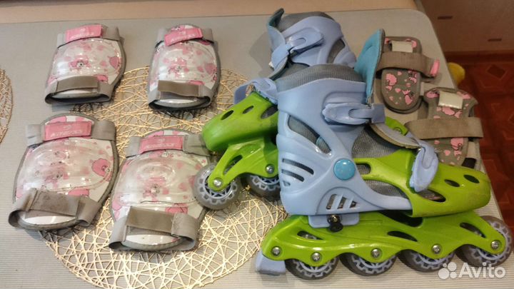 Коньки роликовые раздвижные