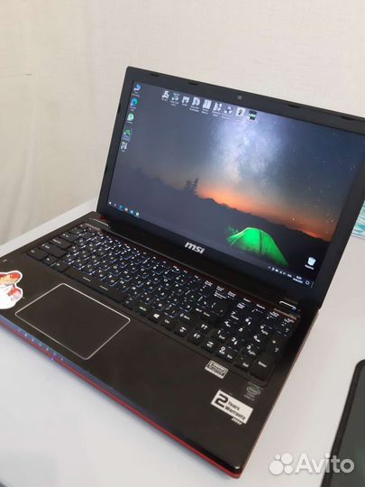 Игровой msi 15.6